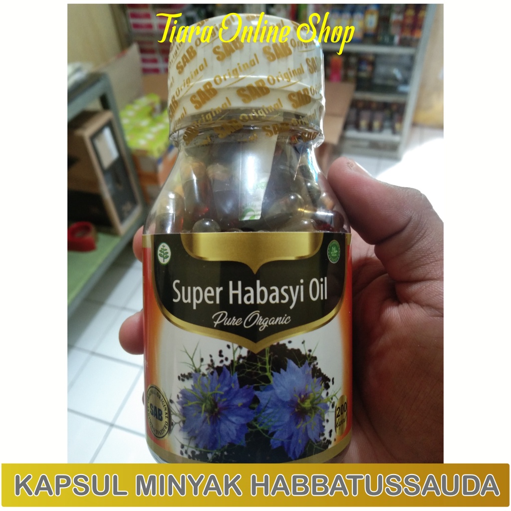 Kapsul Minyak Habbatussauda Habbats  Jintan Hitam Original 200 kapsul bonus jahe 1 sct