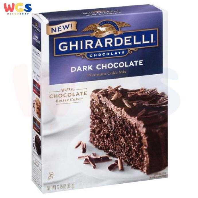 

Ghirardelli Dark Chocolate Premium Cake Mix Box 12.75oz 361g ---NEW---