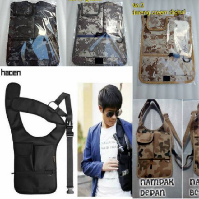 Tas fbi gadget soulderr bag  tersembunyi tas polisi police tactical