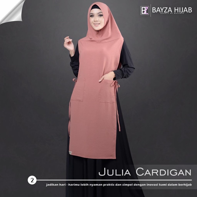 JILBAB JULIA CARDIGAN ORIGINAL BAYZA HIJAB