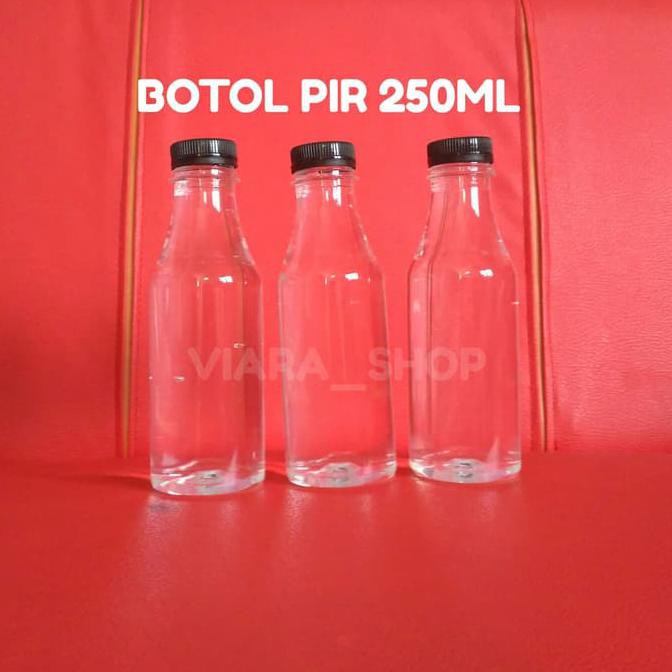 BOTOL PIR 250ML - BOTOL JUS - BOTOL MINUM - BOTOL PLASTIK 250CC
