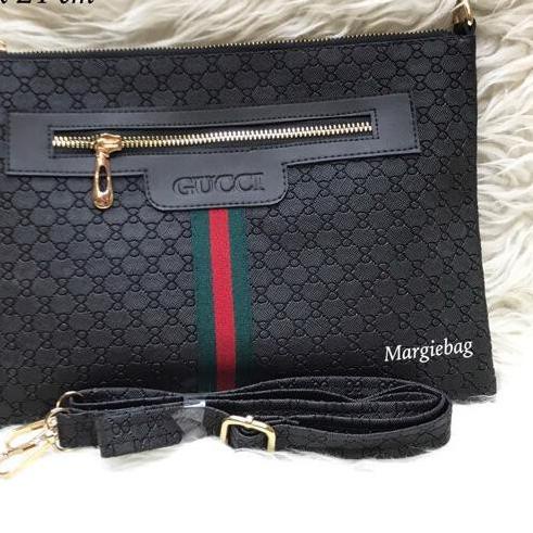 Big Sale.. Best Produk  CLUTCH HANDBAG SLING DOMPET GUCI EMBOSS REST TENGAH XX GUCCI EMBOSS REST TEN