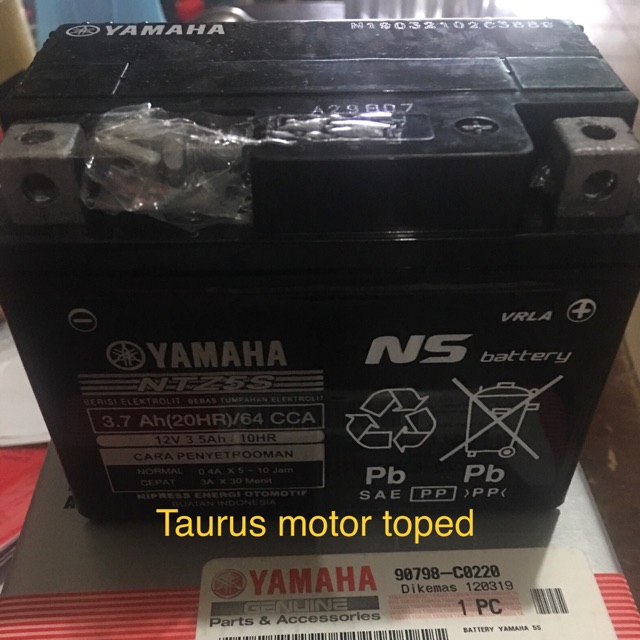 Baterai yamaha NTZ5S NS