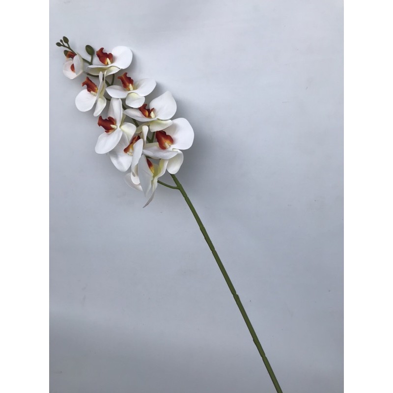 ANGGREK LATEX ORCHID X1 panjang 1 meter -  bunga plastik artificial home decor shabby chic-2
