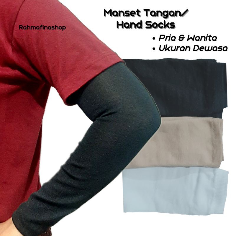 MANSET TANGAN HAND SOCKS MANGSET LENGAN MENSET