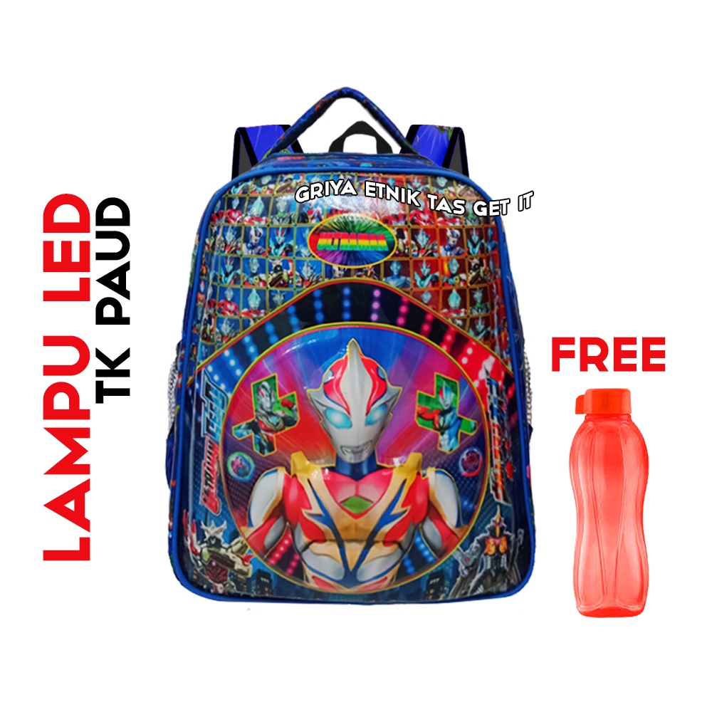 Tas Boboiboy Anak TK Free Firee Tas Ransel Sekolah Laki Laki FF Paud GRATIS BOTOL Stumble Guys