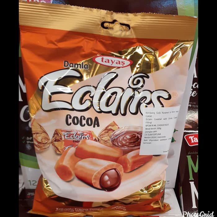 

Eclairs Chocolate Candy-Permen Coklat Import
