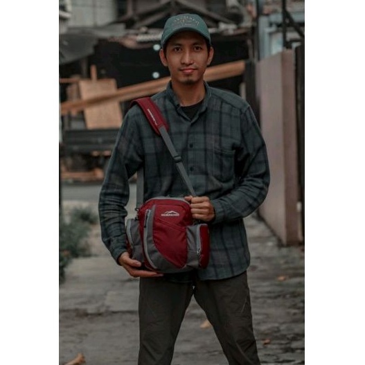 Travel Pouch - Tas Selempang Kilimanjaro Cendana - Sling Bag Kilimanjaro