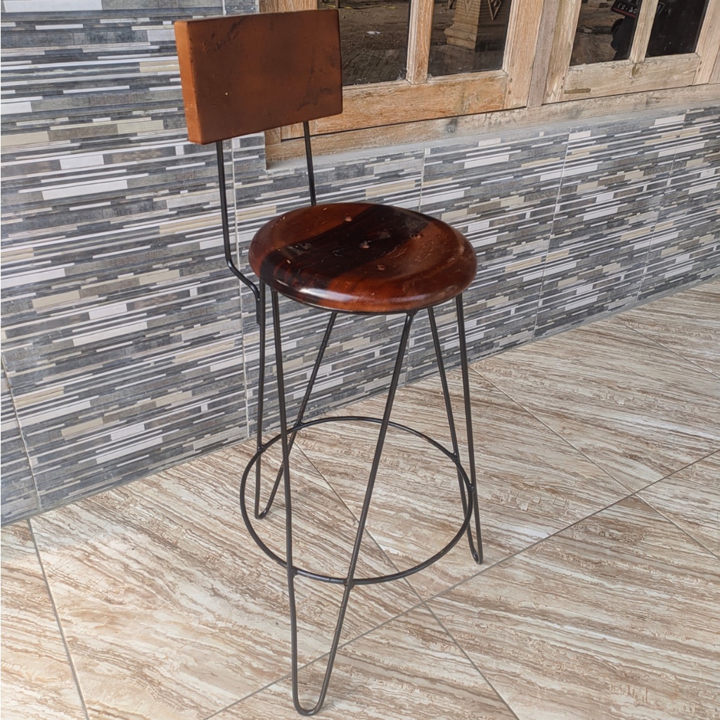 kursi caffe/kursi caffe tinggi 60cm sandar