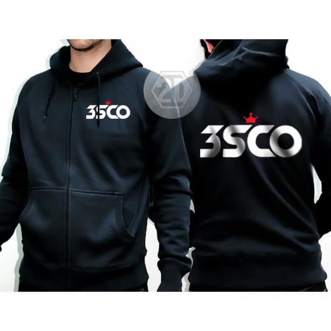Hot Stuff Jaket 3Second Warna Hitam / Sweater Hoodie/Jaket Zipper Distro 3Second