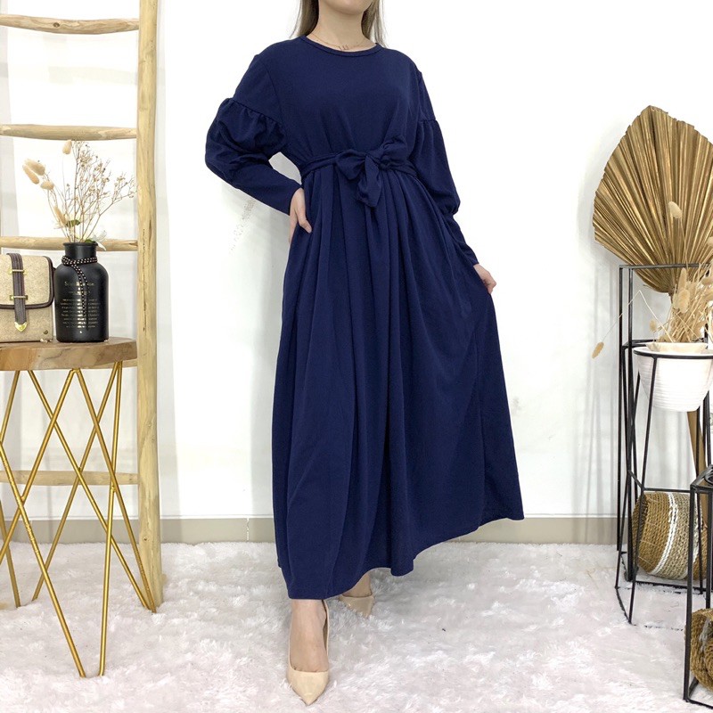 Grosir (48rb x 6pcs) - Kode 737 Gamis Puffy Voxy