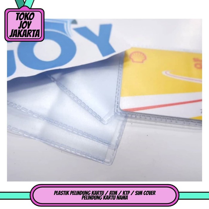 

Plastik ATM / SIM / KTP / Kartu Nama Cover pelindung
