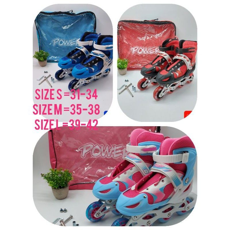 SEPATU RODA / Bajaj MERK POWER free Bag &amp; baut baja size S,M,L SEPATU RODA