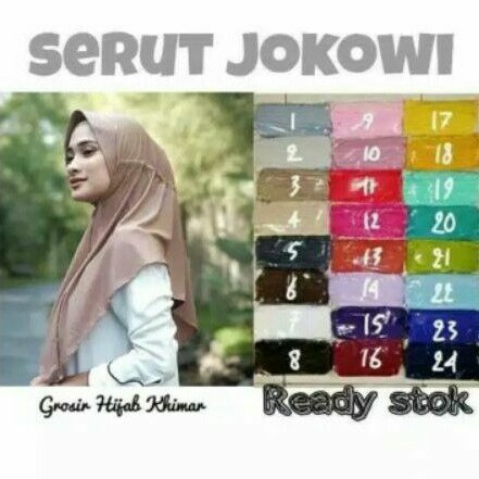 Kerudung jokowi/ kerudung serut