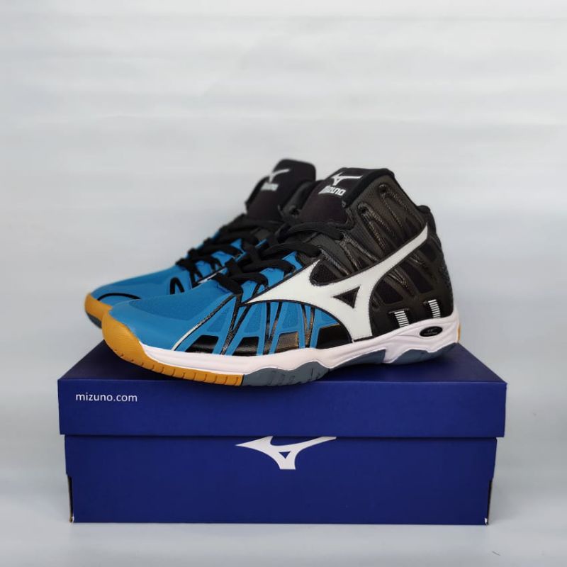 MIZUNO Sepatu Volly Pria Sneaker Mizuno Wave Tornado Pria TERBARU Sepatu Olahraga, Basket, Badminton, Spatu Sneakers Voli Lari Jogging Training Outdoor Indoor Lapangan Ringan Anti Slip Cowok