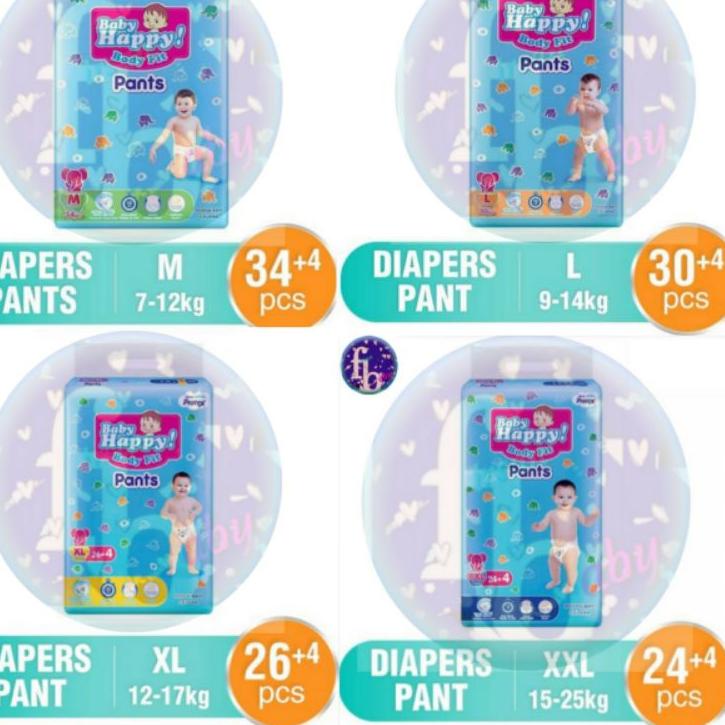 baby happy pants M/L/XL/XXL Pampers diapers baby happy