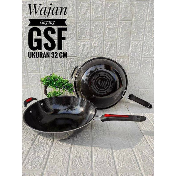 WAJAN GAGANG ENAMEL WAJAN ANTY LENGKET WAJAN ENAMEL GAGANG 32 CM