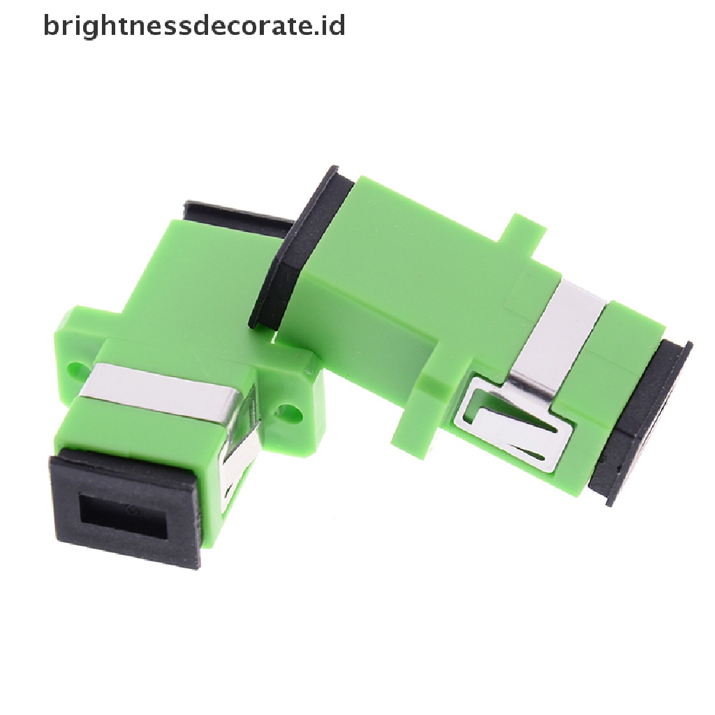 10pcs Adapter Coupler Kabel Fiber Optik Sc Apc Simple