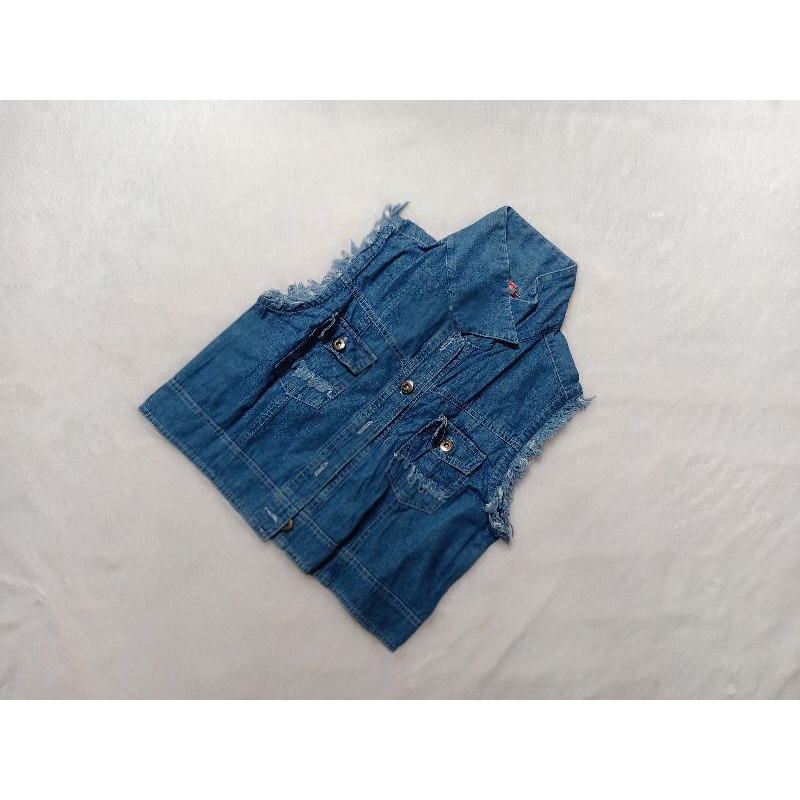 jaket jeans denim biru navy blue || denim jaket rumbai rawis import || croptop denim jeans rumbai