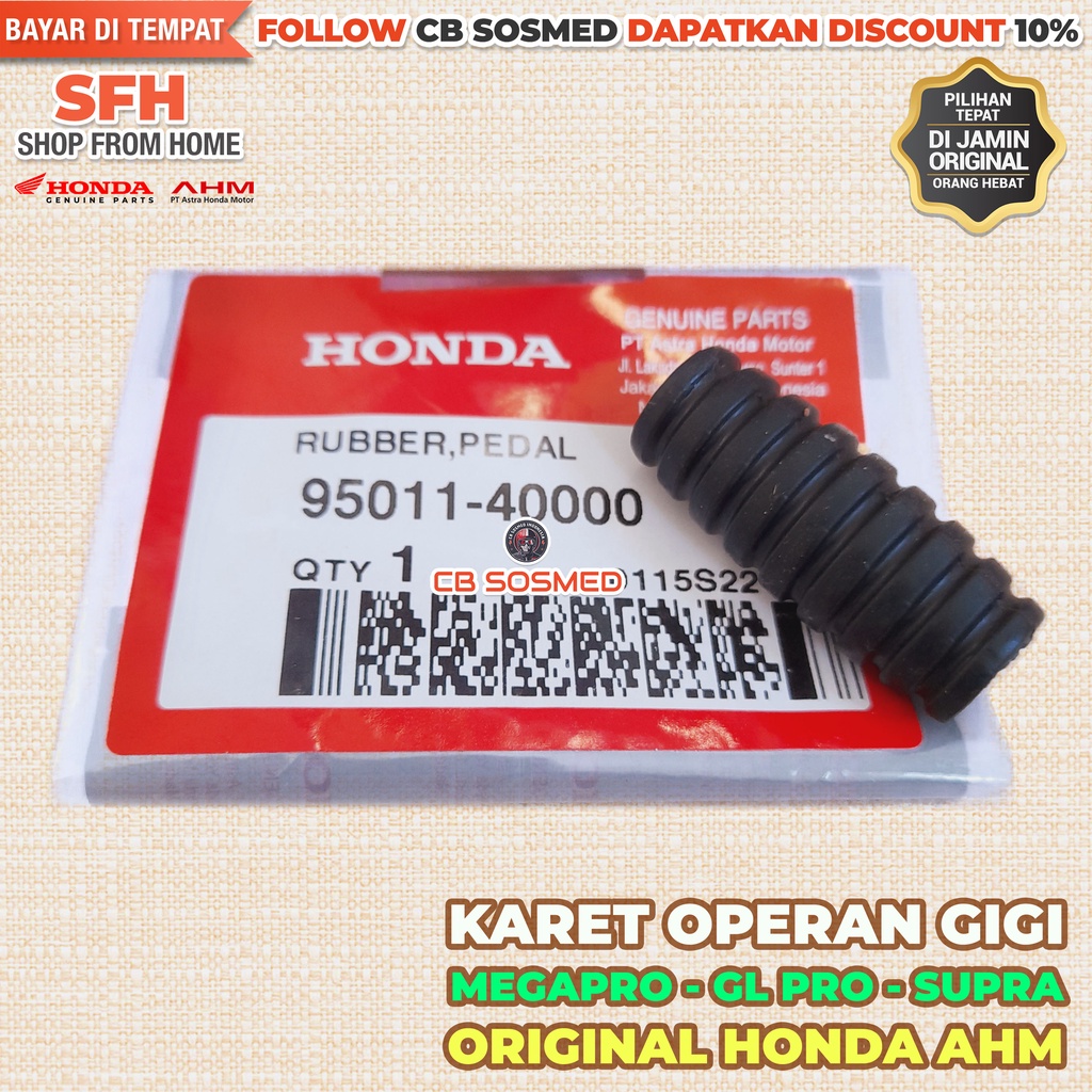 Karet Operan Gigi Megapro Lama Karet Pedal Persneling MP HIU Rubber Pedal Mega Pro Engkel Original H