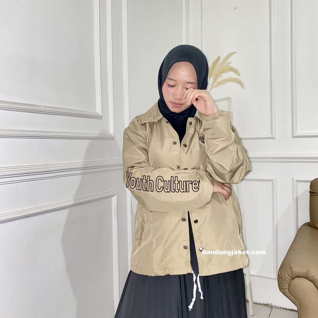 YOUTH CULTURE Coach Jacket holyrider BORDIR KREEM II Jaket Coach model winbacker