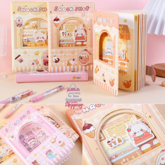 

Magnetic Notebook Diary Snack Shop / Jurnal Agenda Buku Tulis - 6283