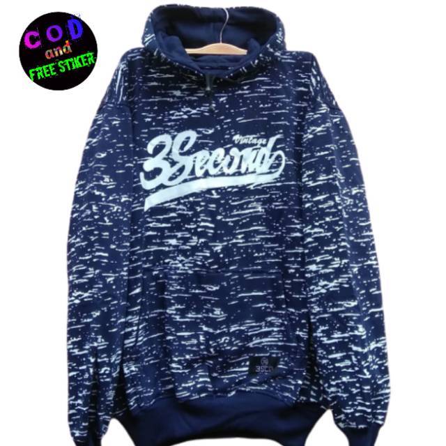 HOODIE 3SECOND // ZIPPER DISTRO // THREESECOND