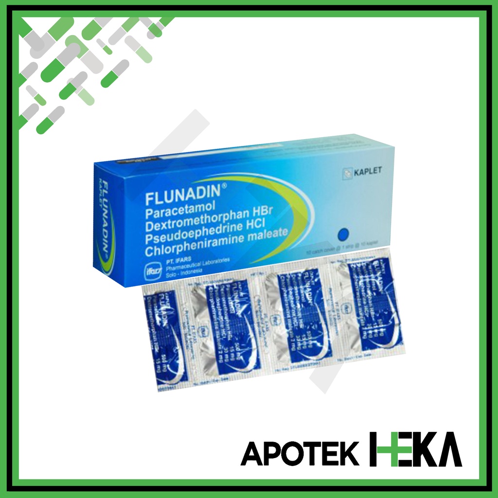 Flunadin Kaplet Box isi 10x10 Tablet - Obat Flu (SEMARANG)