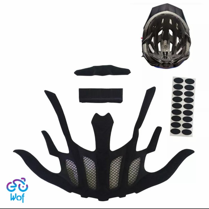 Helmet Lining Bike Inner Pads Helm Sepeda Sponge Pad Busa Spon Dalam