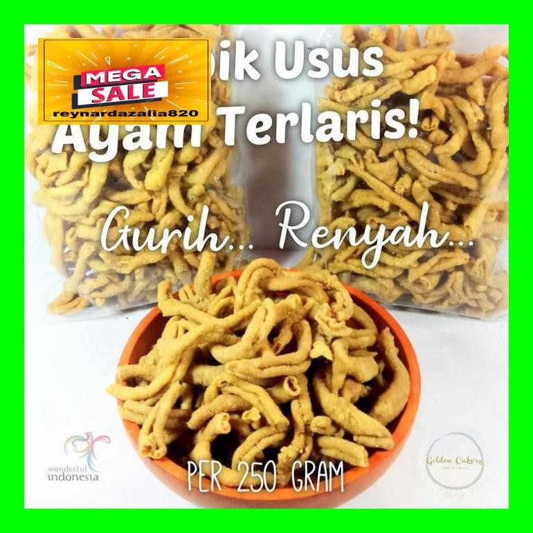 

Chrnar Keripik/Kripik Usus Ayam Goreng Kriuk Renyah Gurih Terlaris 250Gram Chch50D