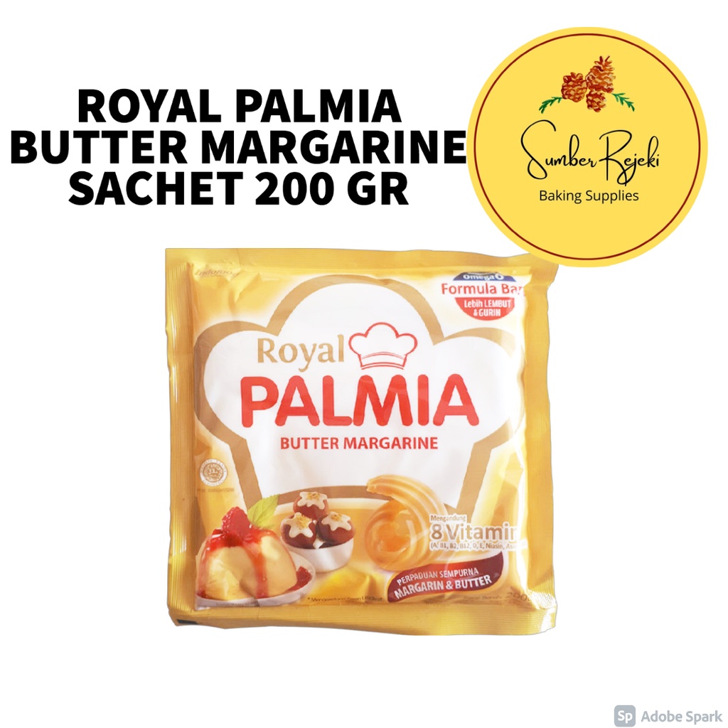 

Royal Palmia Butter Margarine Sachet 200 Gr / 200gr