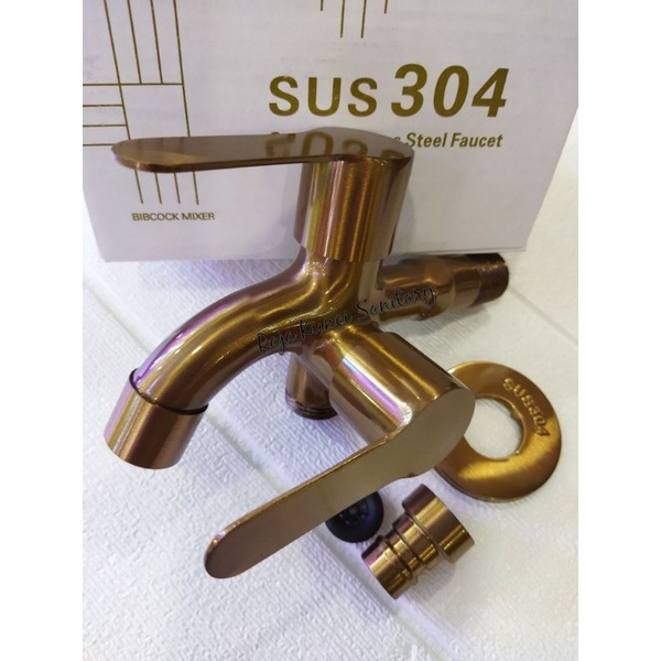 Kran Cabang Stainless SUS 304 Rose Gold/Kran Shower Stainless SUS 304 ROSE GOLD