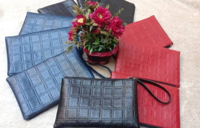 Simple Cluth square/ Clutch wanita