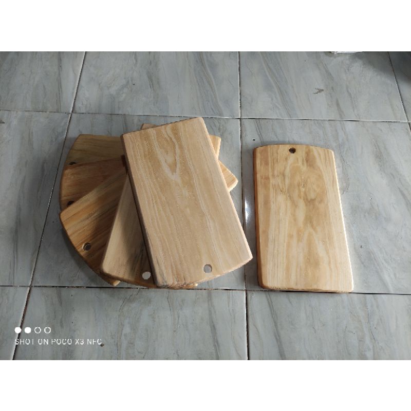 Talenan Kayu Pinus 32x18 GUNUNGAN PINGUL MURAH TEBAL / Wooden Cutting Board