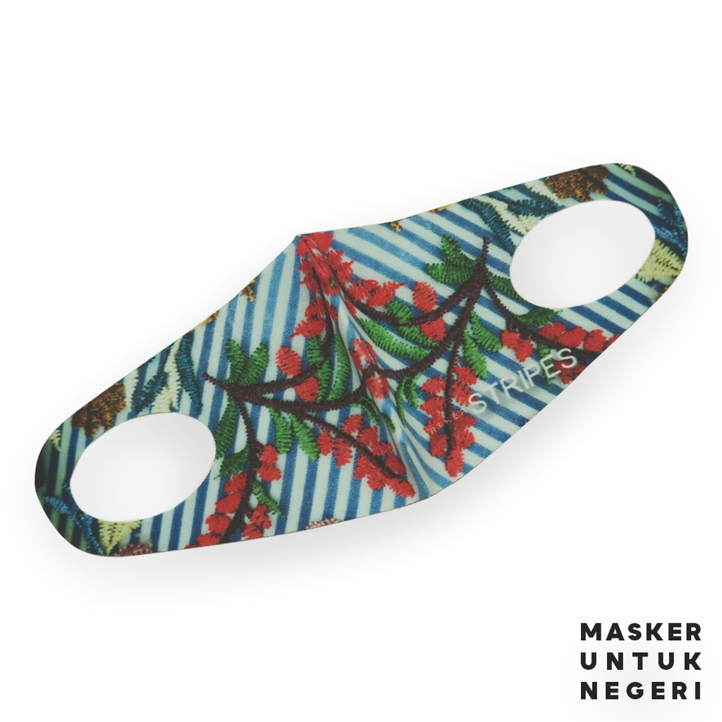 ARTKEA STRIPES - JAHIT HIDUNG - MASKER UNTUK NEGERI
