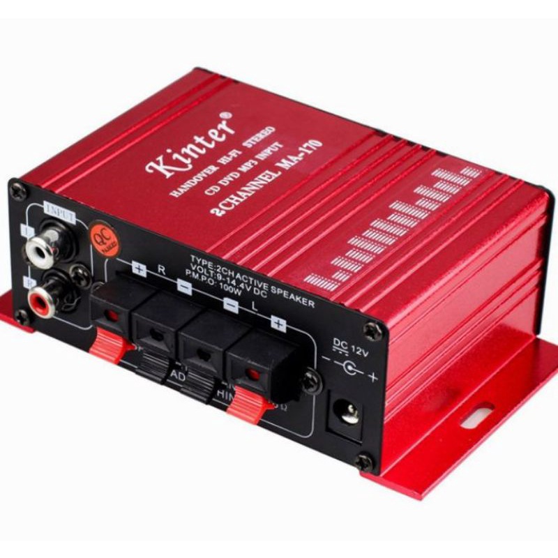 Mini Amplifier DC 12V HiFi Stereo