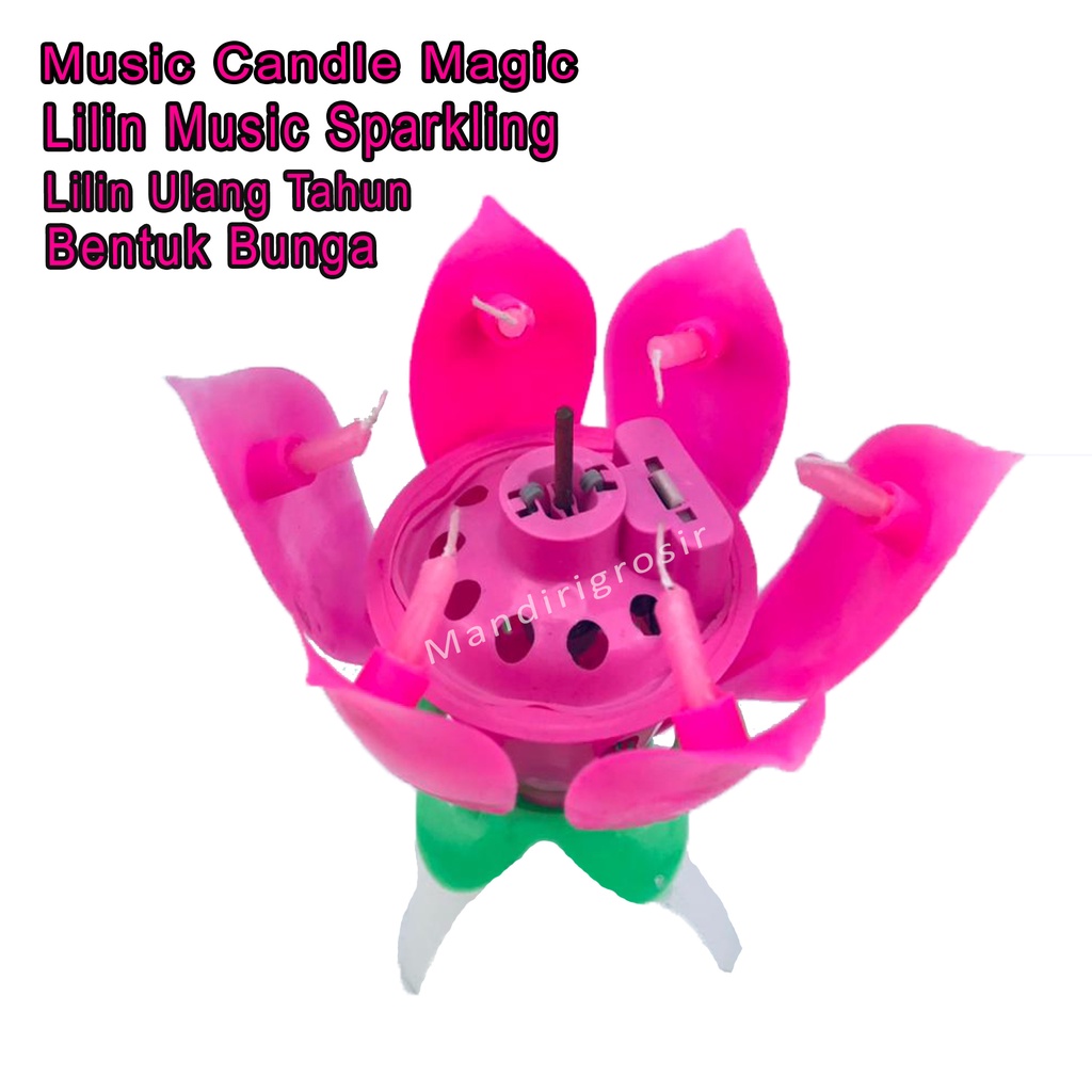 Lilin Music Sparkling *Music Candle Magic * Lilin Ulang Tahun*