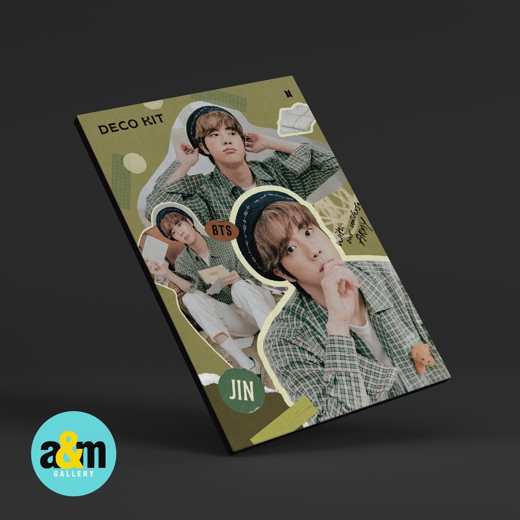 Poster Kayu BTS SPECIAL DECO KIT JIMIN V RM J-HOPE SUGA JUNGKOOK JIN Hiasan Dinding Dekorasi Kamar I Poster Kayu K-POP Dekorasi Kamar - A&amp;M