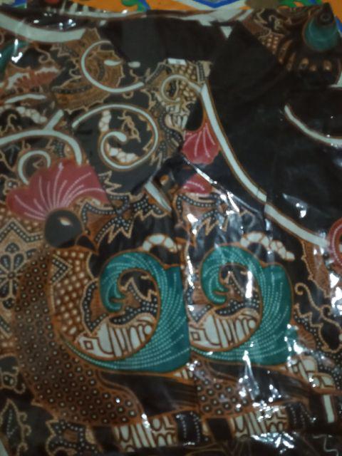 Bswart Batik Hrb026 Kenongo Hem Pendek Padi Pekalongan M L Xl Xxl 3l 4lbatik Pria Murah Moderngrosir