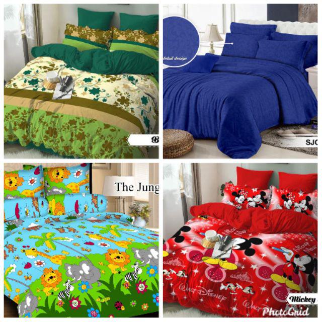 Seprei Set Bed Cover Homemade Shopee Indonesia