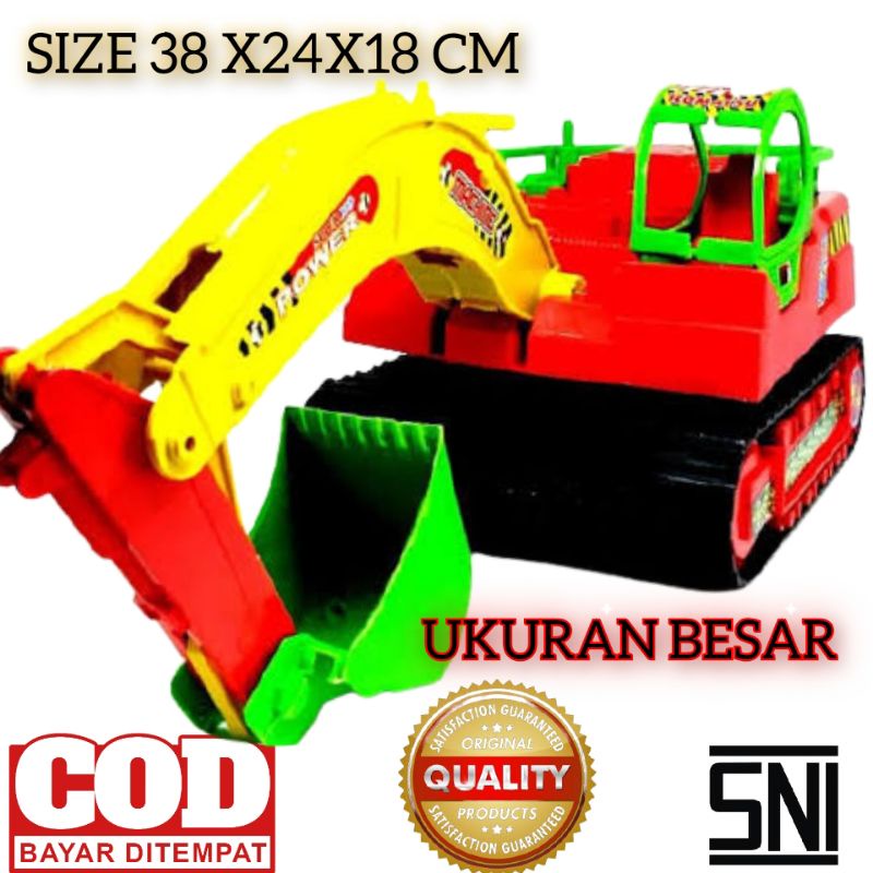 Mainan Mobil Beko / Bego / exavator / Truk / Kontruksi / Besar