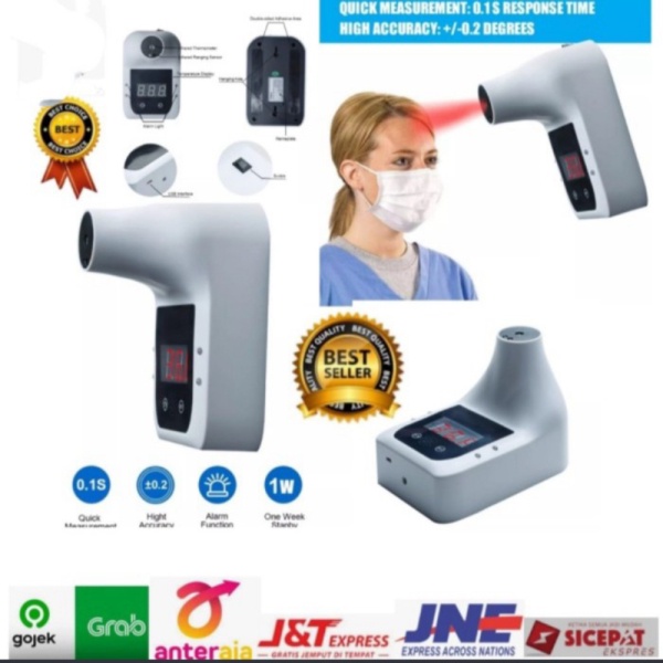 

Jual Thermometer Tempel dinding infrared alat pengukur suhu tubuh Berkualitas