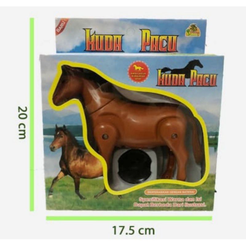 Mainan Anak Edukatif Kuda Pacu Kuda Kudaan Baterai Robot  Baterai Ocean Park