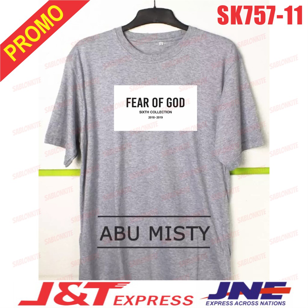 murah!!! kaos KPOP SuGa fear of godd unisex sk757 combed 30s