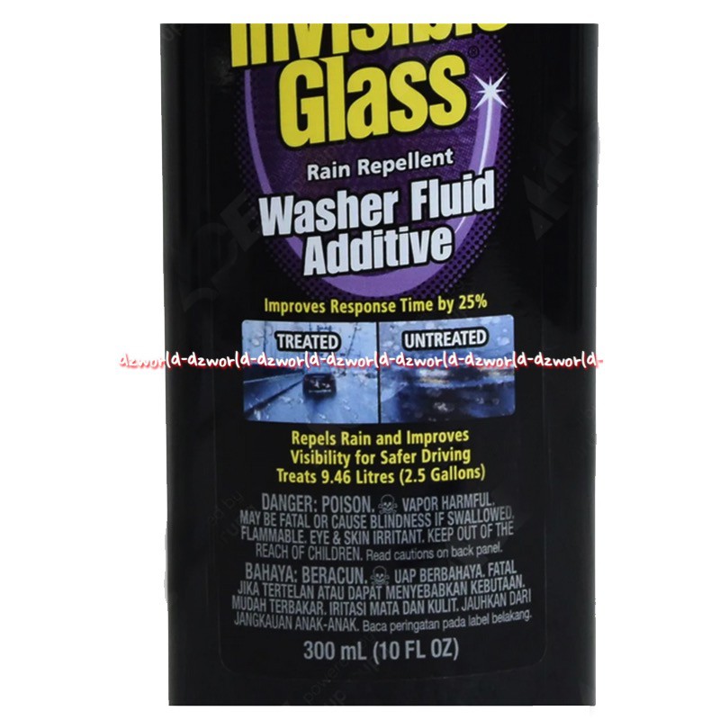 Stoner Invisible Glass Washer Fluid Addtive Rain 300ml Pembersih Kaca