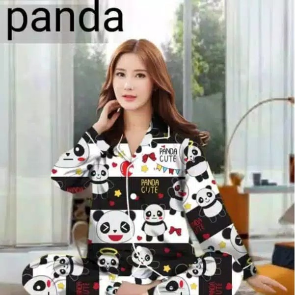 dealshop BAJU TIDUR PIYAMA PANDA