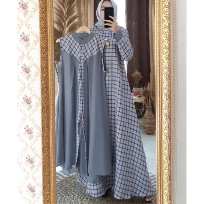 set gamis rompi