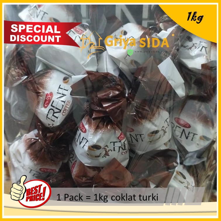 Coklat Turki 1kg coklat trent original coklat nikmat sehat hemat amat PROMO!!