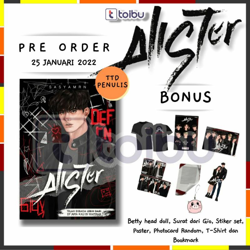 PO NOVEL ALISTER SASYAMRN + BONUS