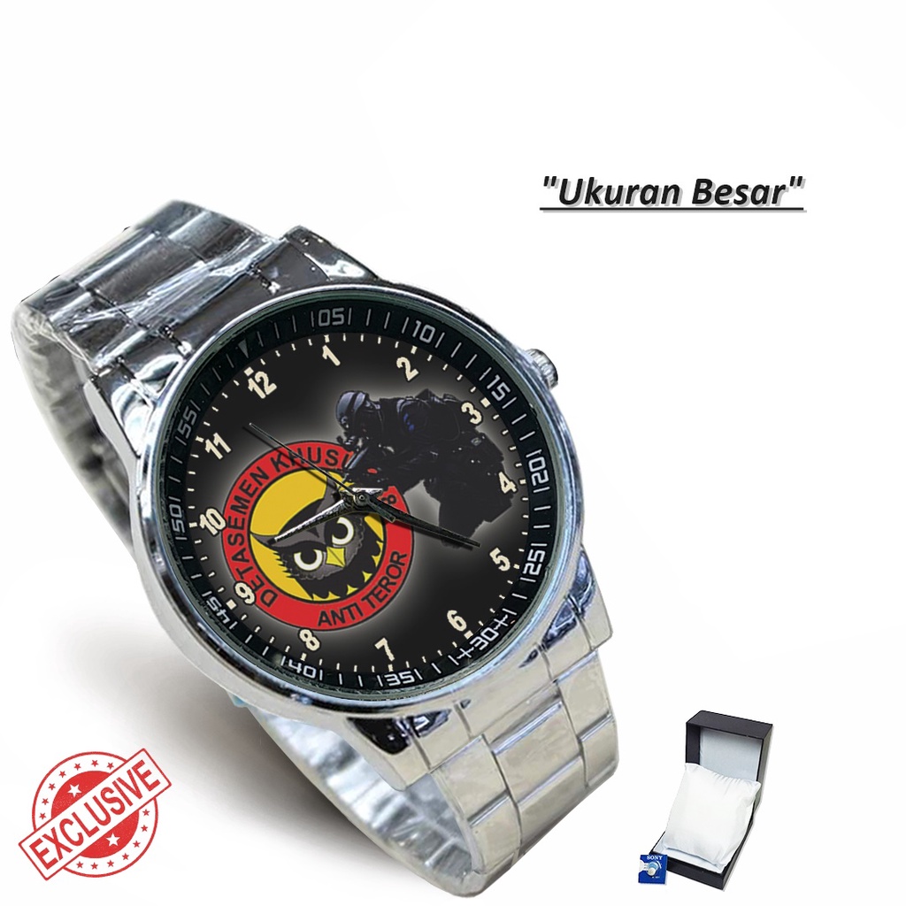 Jam Tangan Rantai Couple ANTI TEROR DENSUS 88 (Keren)